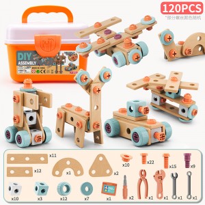 Children’s toy box set, boy simulation baby, screwdriver, electric drill, repair and maintenance tools