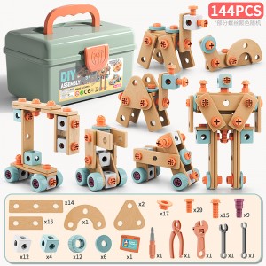 Children’s toy box set, boy simulation baby, screwdriver, electric drill, repair and maintenance tools